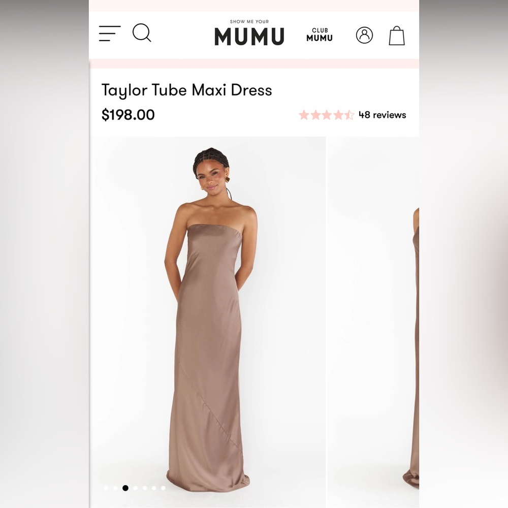 Show me your Mumu Taylor Tube Dune